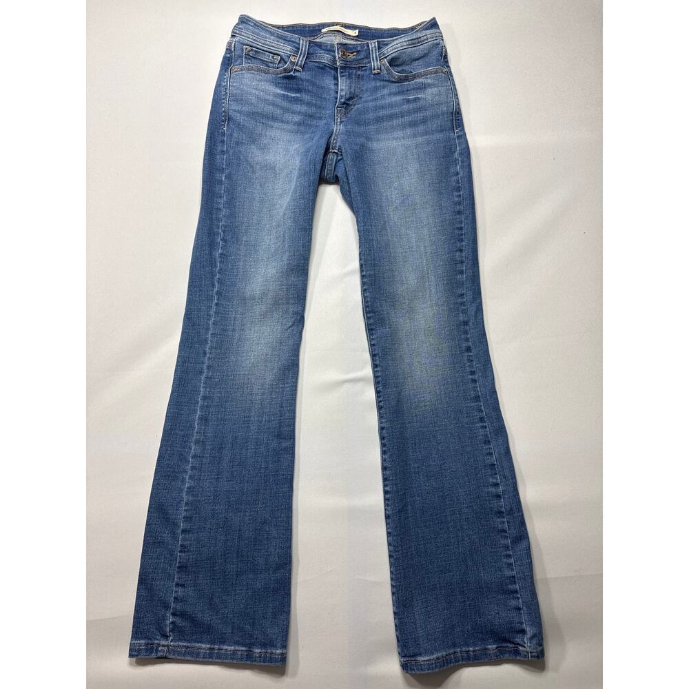 Levi's 529 Women's Curvy Bootcut Blue Jeans - Size 4M - 27x32 (26x31)